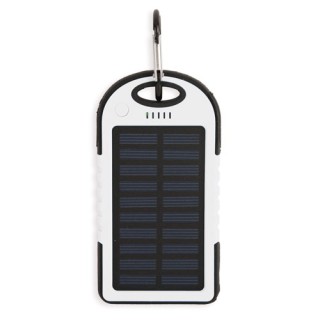 Batería externa solar para dos dispositivos personalizada